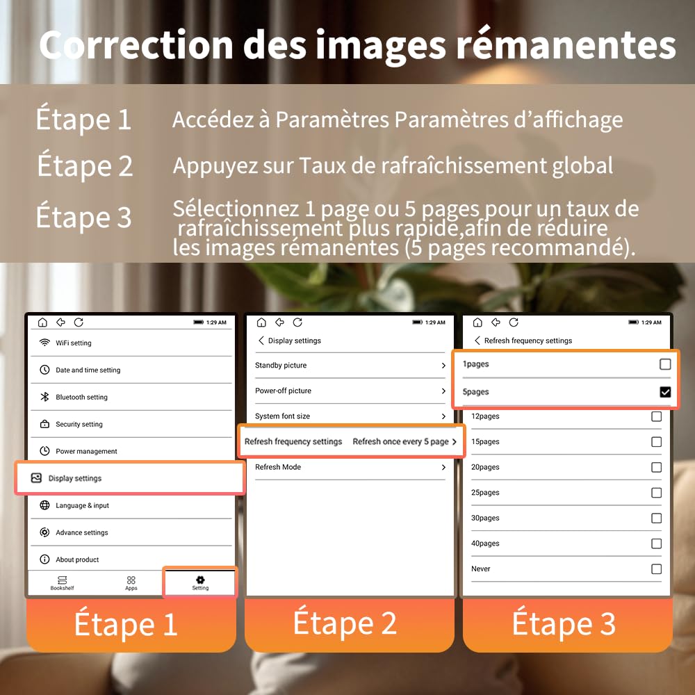 Veidoo Liseuse e-book 6 pouces avec grand écran E-Ink, 32 Go de ROM, 758 x 1024, 212 DPI, SMARTlight réglable, E-reader Android, Haut-parleur intégré, Tablette E-Ink avec WiFi et couvercle (Noir)