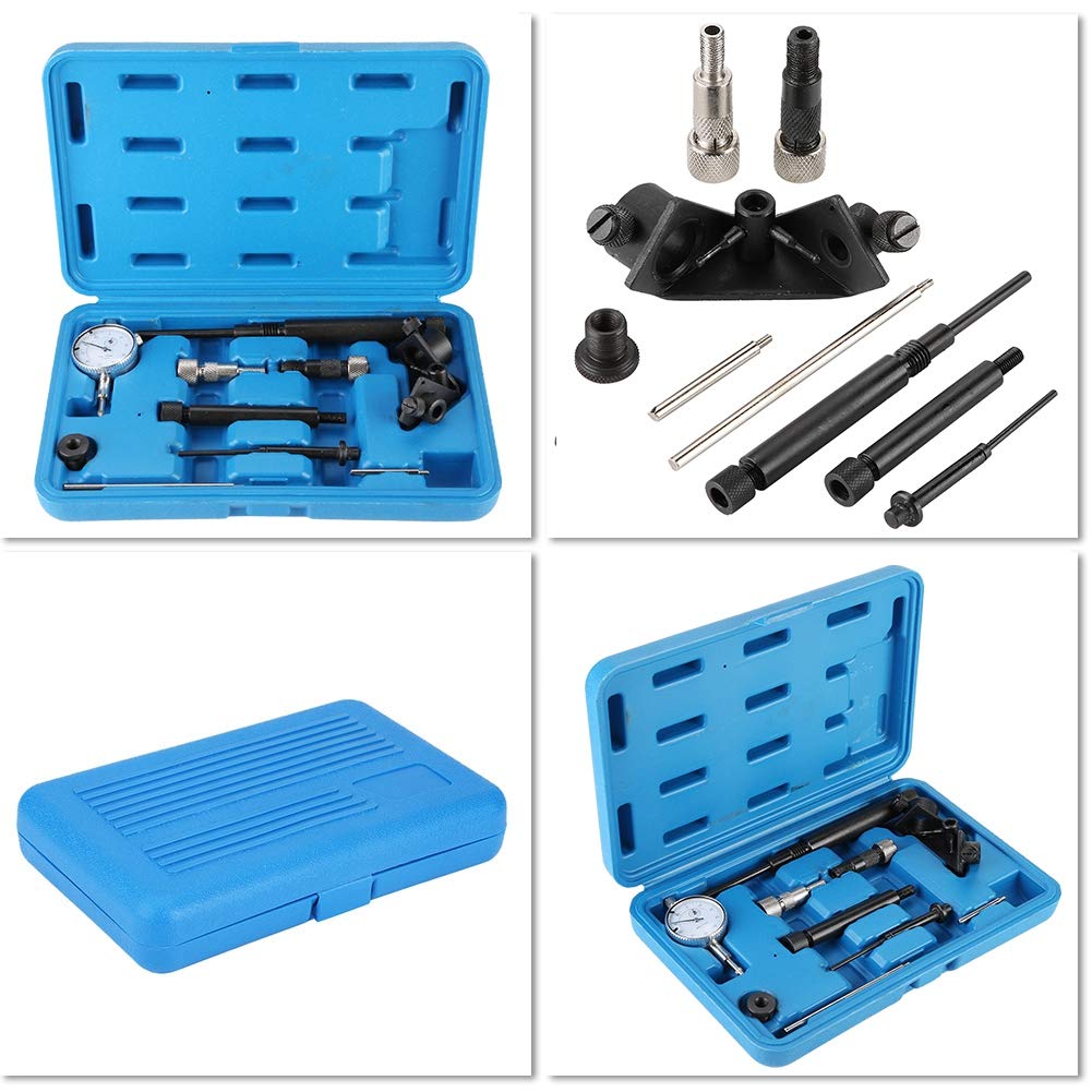 Cocoarm Kit d'Outils de Synchronisation pour Pompe à Injection, avec Boîtier en Plastique Robuste, Outil de Calage et Réglage