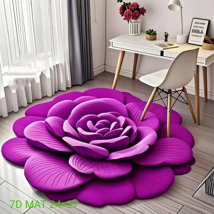 Buy Floral & Peacock 7D Door Mat | Water Absorbent, Anti-Skid