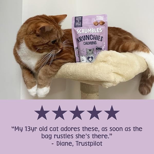 Scrumbles Calming Krunchies Cat Treats - 5