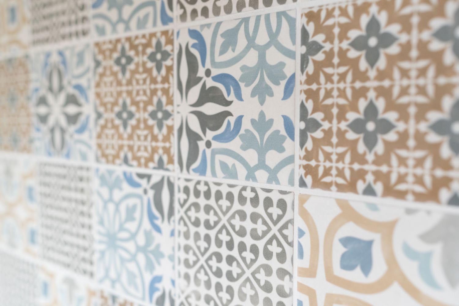 WB22B-1406 Carrelage mosaïque rétro vintage en céramique pour salle de bain, WC, douche, cuisine, revêtement de baignoire