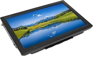 TV Digital Portátil, Rádio FM Vídeo HD 1080P, Televisão Digital Analógica de 14 Polegadas Com Suporte para Carro para Viagens