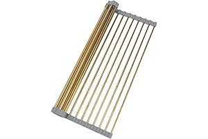 Snailhouse Roll Up Dish Rack Gold