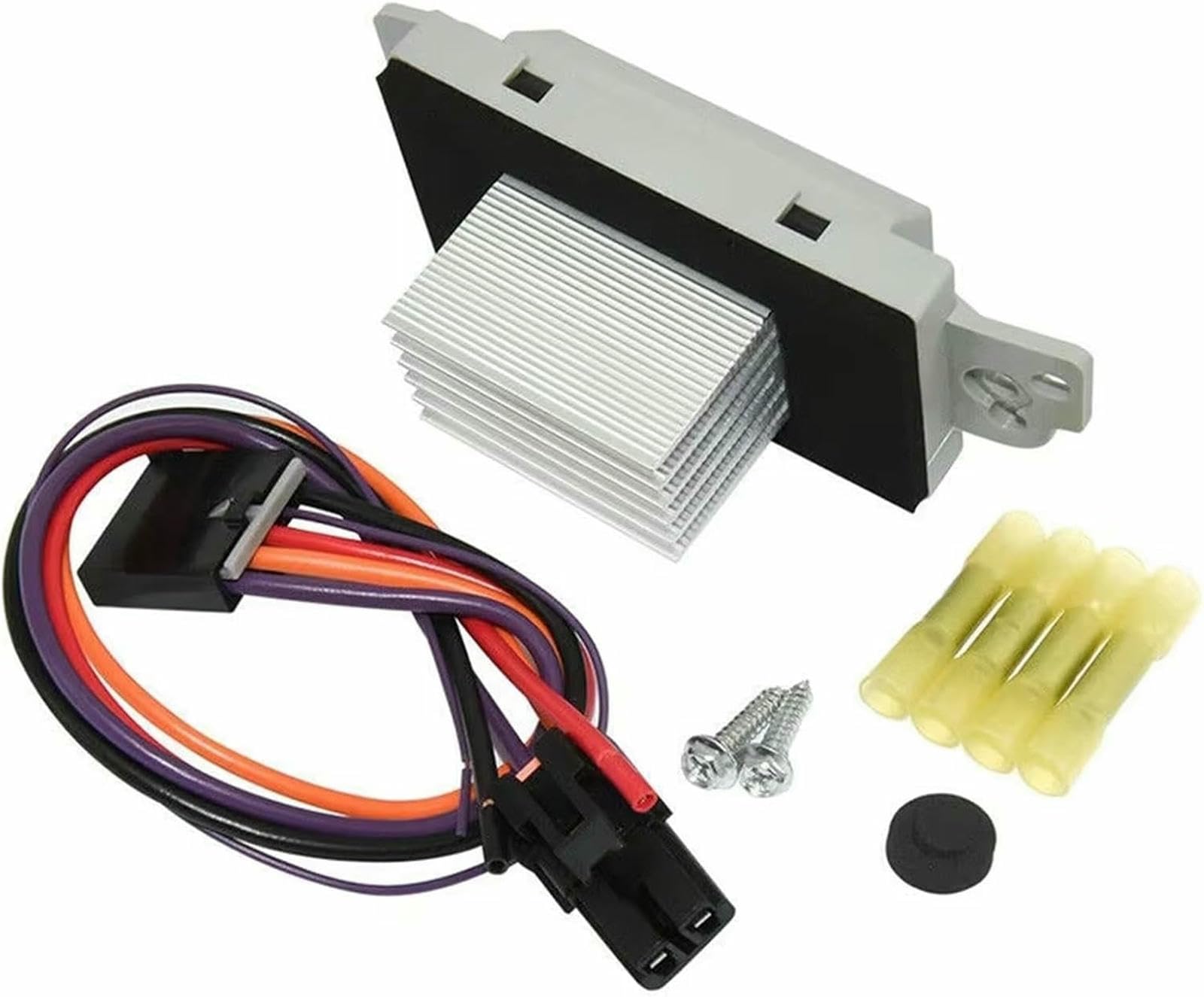 Resistencia del Motor del Ventilador del Coche para Buick para Rainier 2004-2007. Módulo De Control De La Resistencia del Motor del Ventilador del Coche + Kit De Arnés 19329838 19260762.