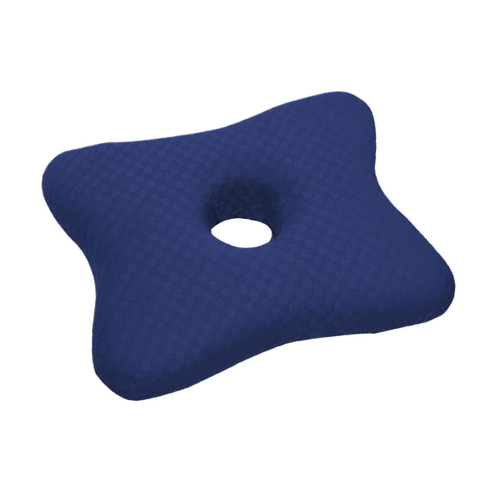 Ear Piercing Pillow Lightweight Breathable Soft Protector Portable Ear Guard Navy Blue|Home & Garden|Bedding|Bed Pillows