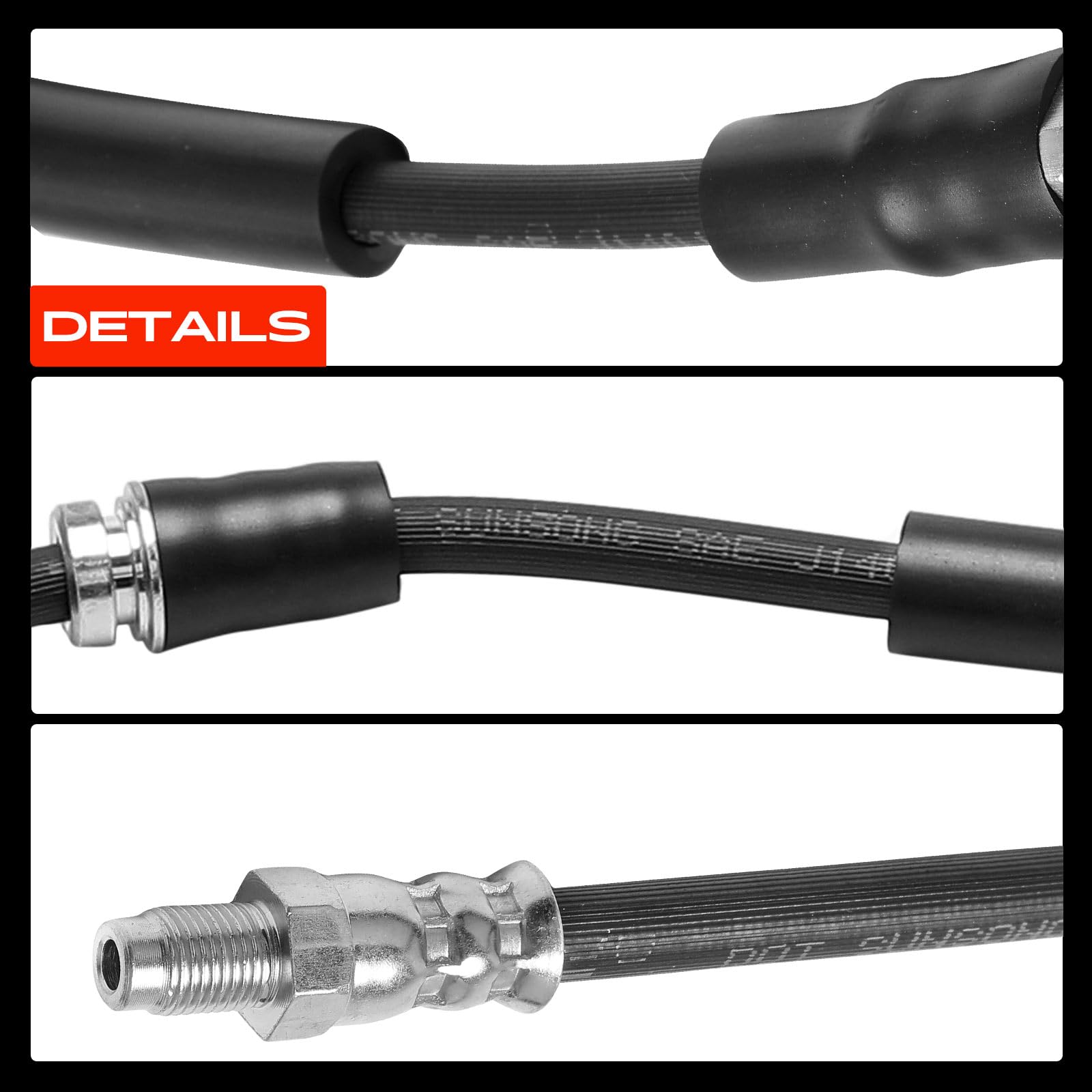 Frankberg Tubo freno tubi freno assale anteriore 34306887451 | Compatibile con: X5 F15 F85, X6 E71 E72, X6 F16 F86, X5 E70