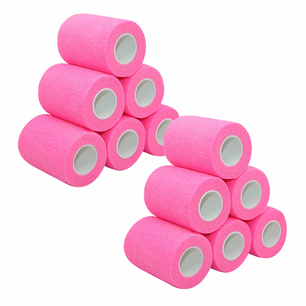 12 Pack-3x5Yards MINGYUE Self Adhesive Bandage Wrap Athletic Tape Sports Tape Wrist and Ankle Wrap Tape Cohesive Bandage