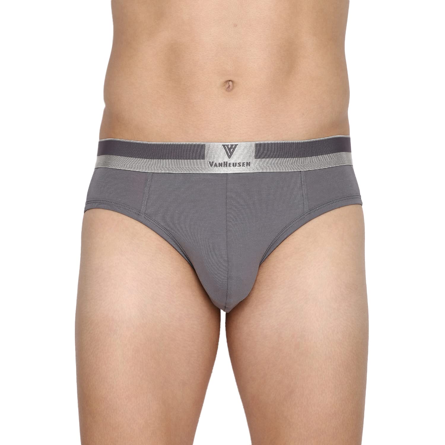 van heusen Men's Cotton Blend Classic Regular Solid Briefs-picture-41