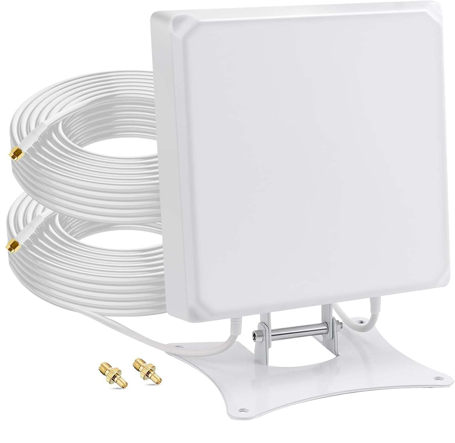 Antenna 5G/LTE/4G per router/hotspot/gateways | 7 dBi ad alto guadagno | antenna direzionale MIMO | cavo SMA da 3 m + adattatore TS9 | interno ed esterno