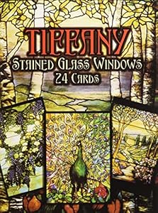 Tiffany Stained Glass Windows: 24 Ready-to-Mail Full-Colour Postcards