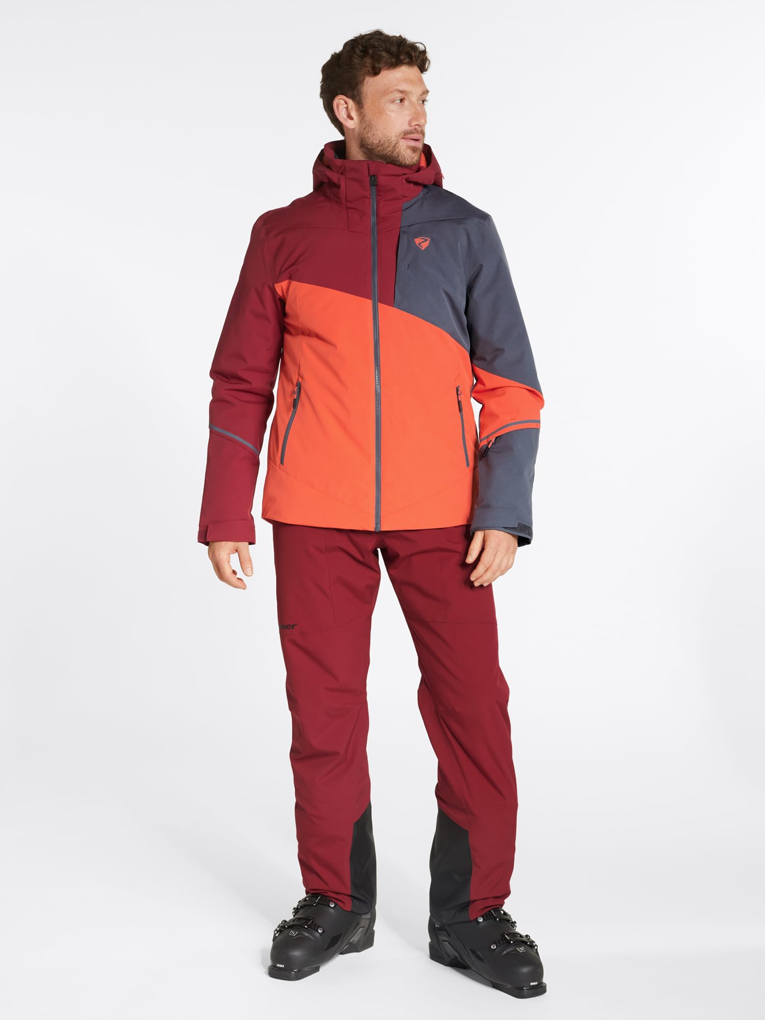 Ziener Herren Timpa Ski-Jacke/Snowboard-Jacke | atmungsaktiv, wasserdicht (1er Pack)
