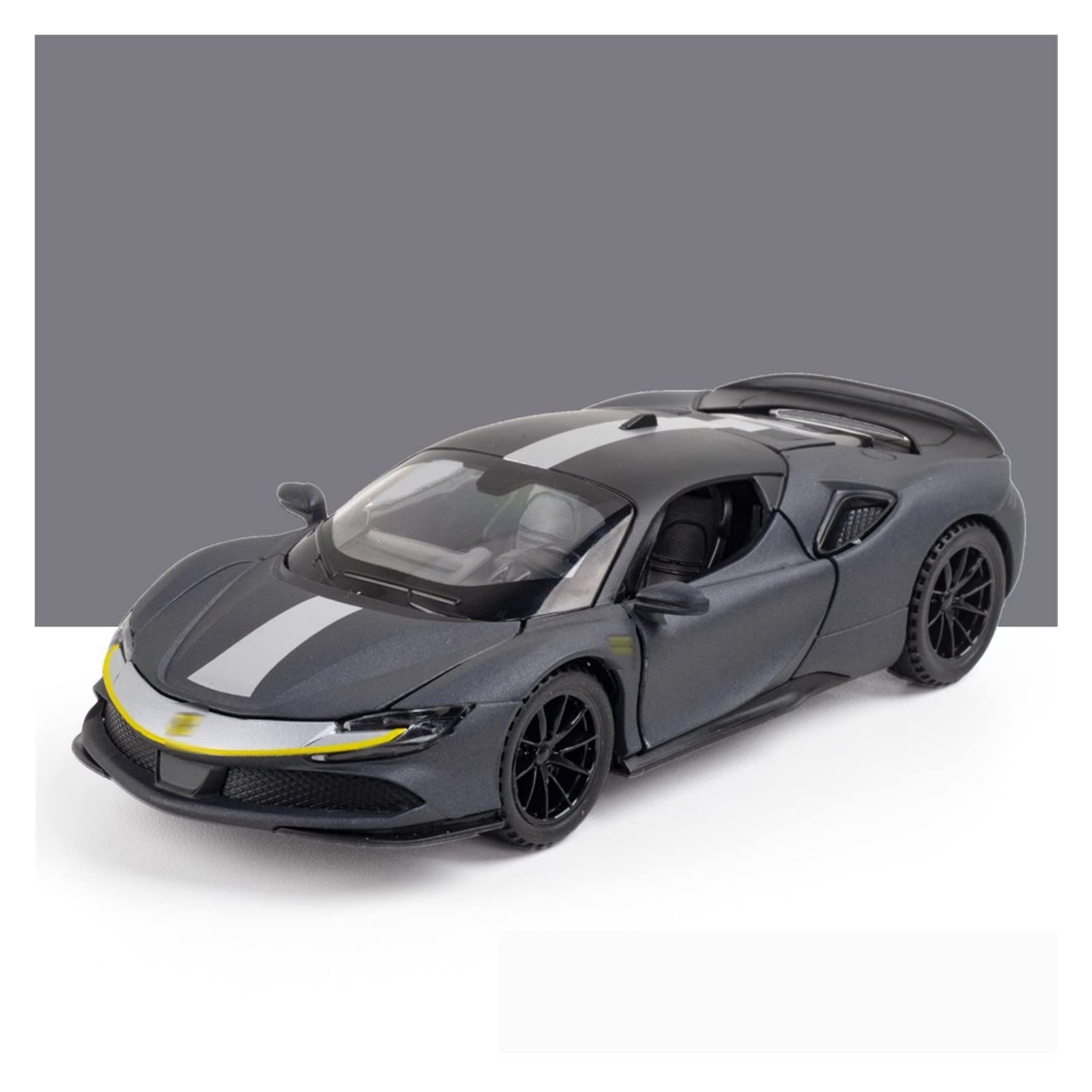 Modèle voiture Ferrari SF90 1/32 en alliage moulé sous pression couleur Nero LANUVA