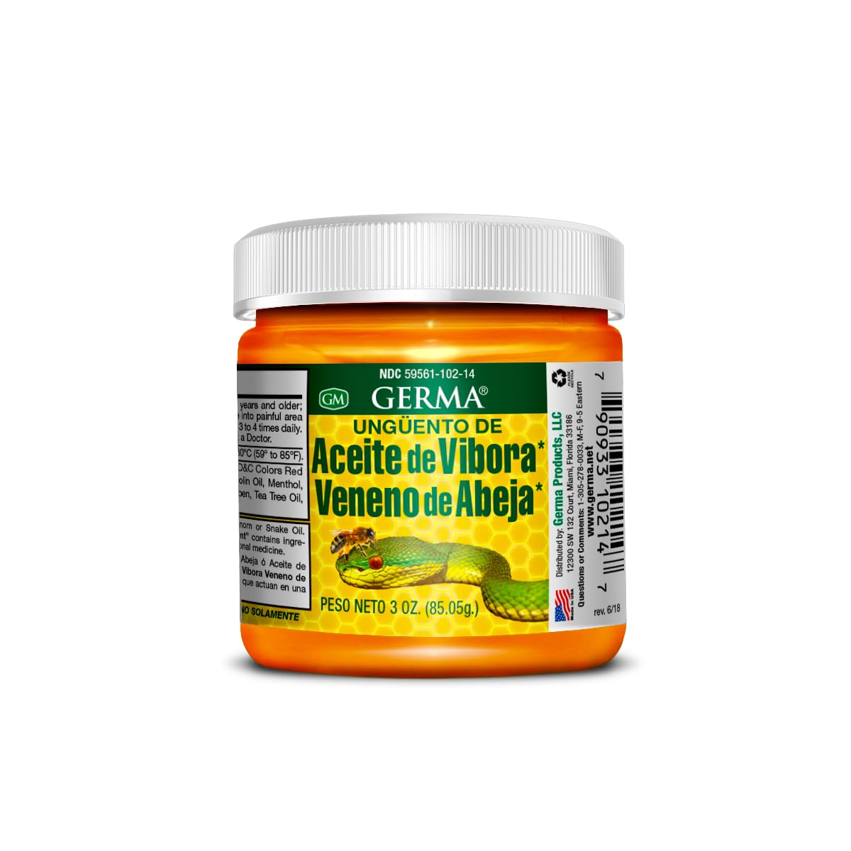 Germa Snake Oil and Bee Venom Analgesic Ointment