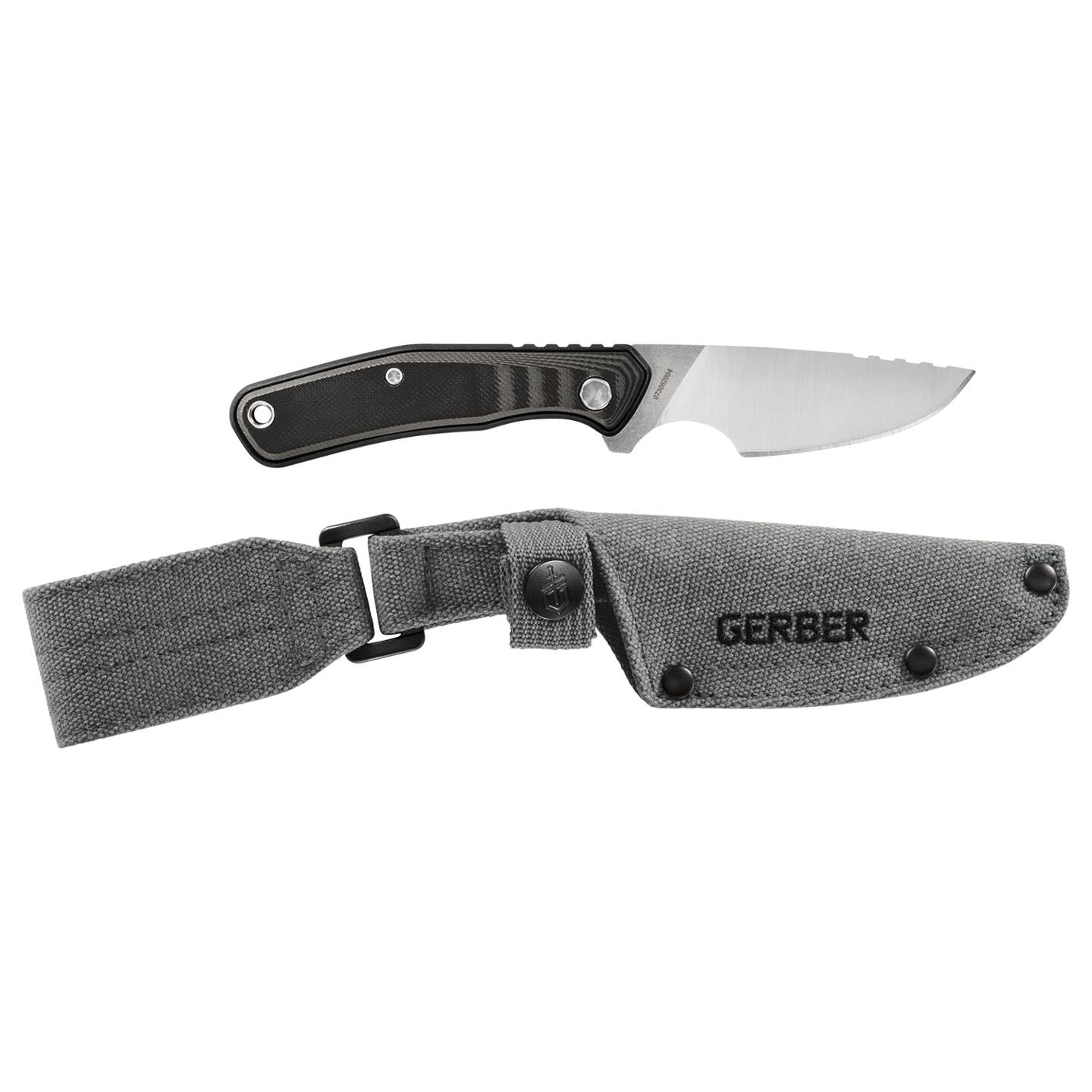 Gerber Coltello da sopravvivenza con fodero, Downwind Caper, Lunghezza lama: 8,8 cm, G10/7Cr17MoV, Nero, 30-001820