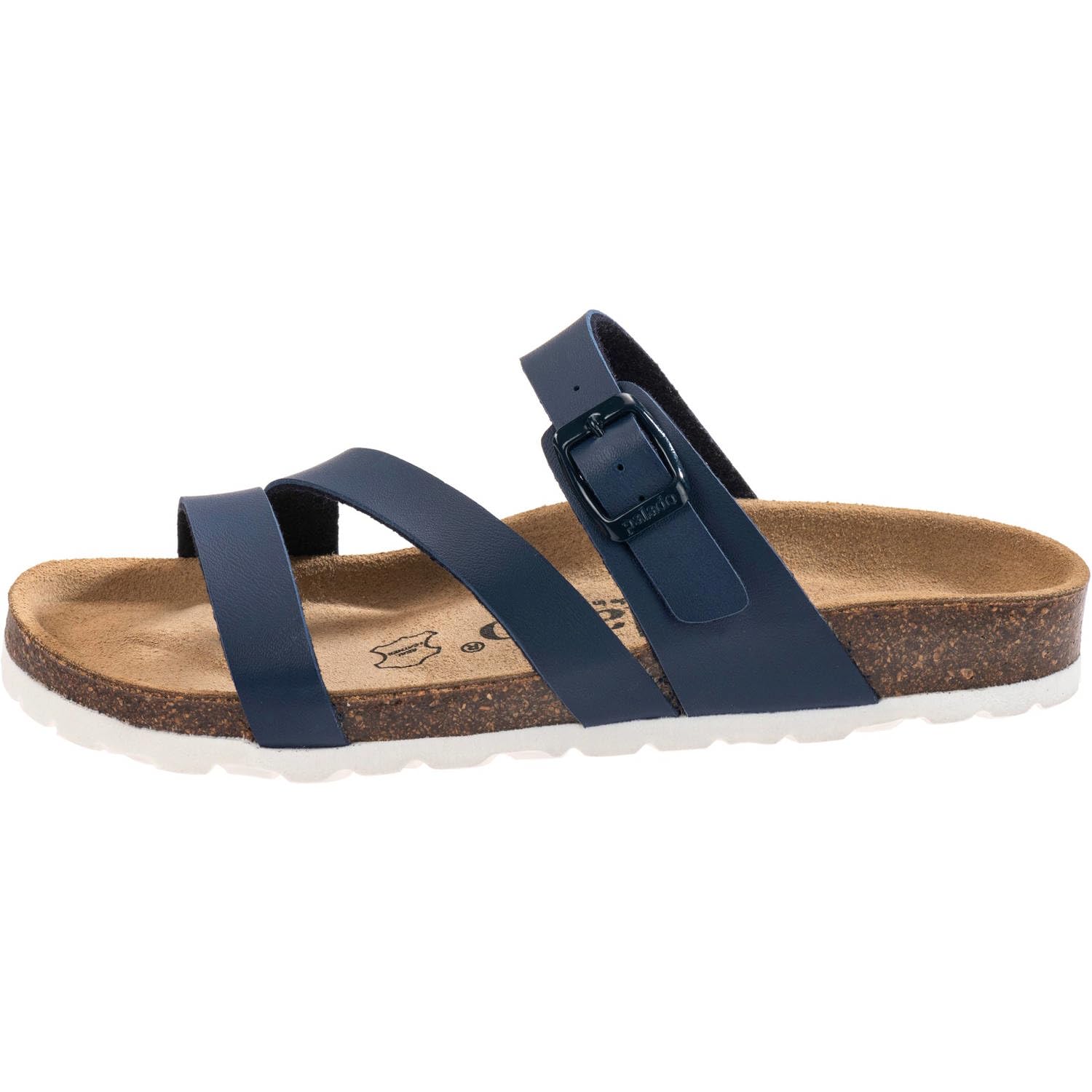 Palado Damen Pantoletten Ikaria – bequeme Sandalen Made in Spain - Hausschuhe mit dämpfendem Kork-Fußbett - modische Sommerschuhe