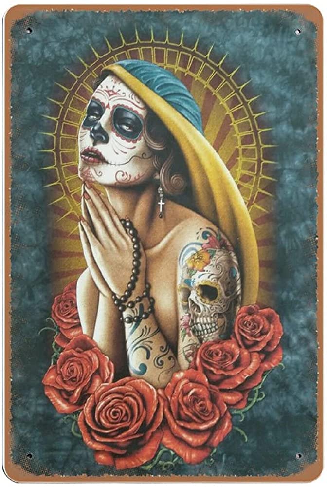 Amazon.co.jp: メキシコの死者の日をテーマにしたタトゥーレディ