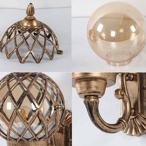 Lampe murale LED étanche grand format avec éclairage performant de terrasse
