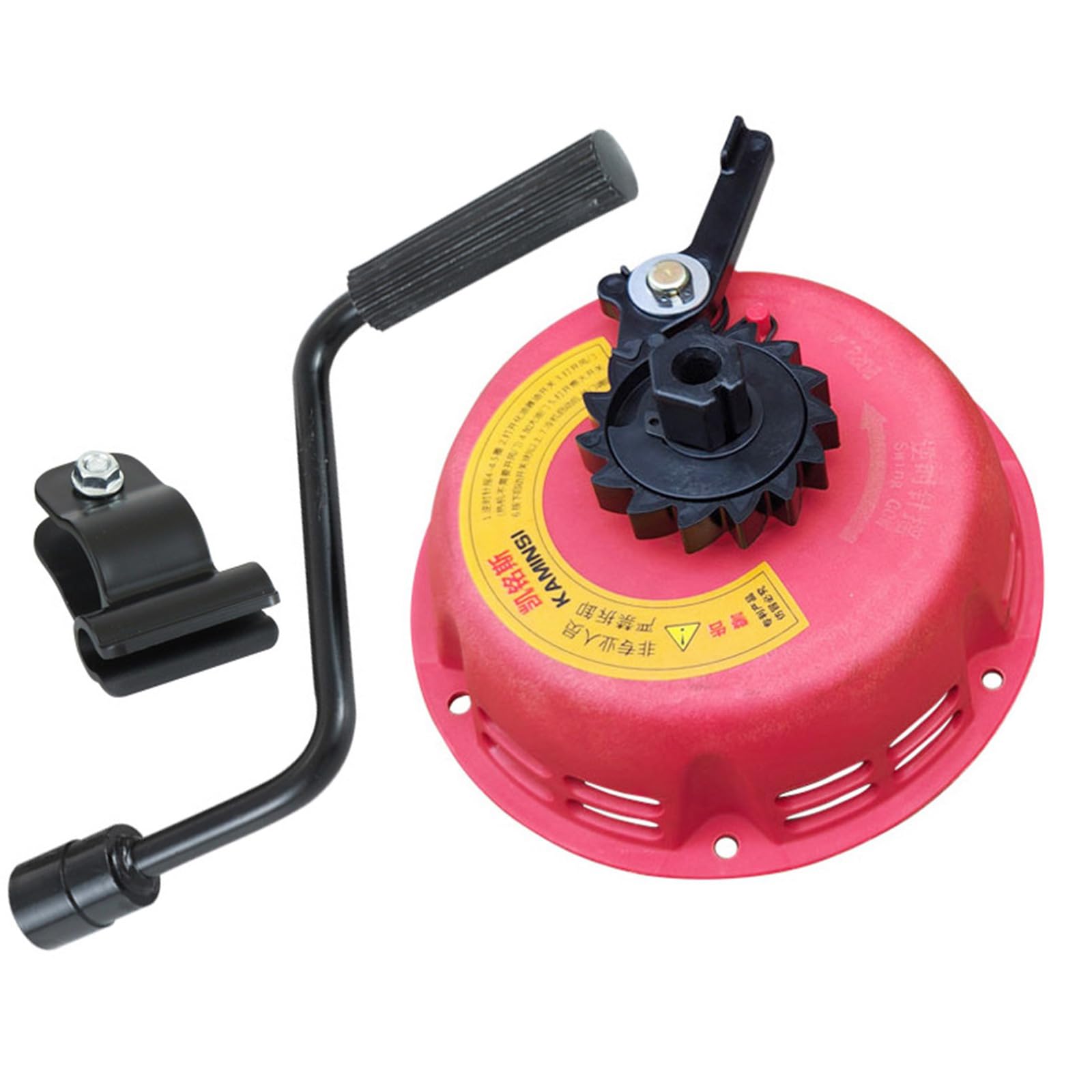 Not Pull Starter Hand Crank Engine Starter for 168 170F Gasolines Engine Durability Housing for Small Tiller Sprayer