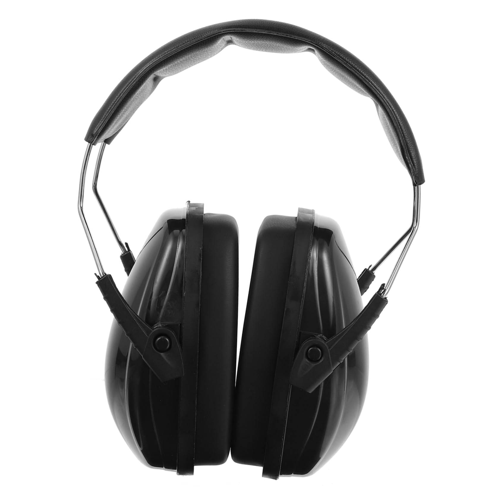 KONTONTY 1pc Soundproof Noise Cancelling Ear Protection Sleeping Ear Muffs Safety Earmuff Headphone for Ear Muffs for Noise Reduction Shooting Ear Pu Black