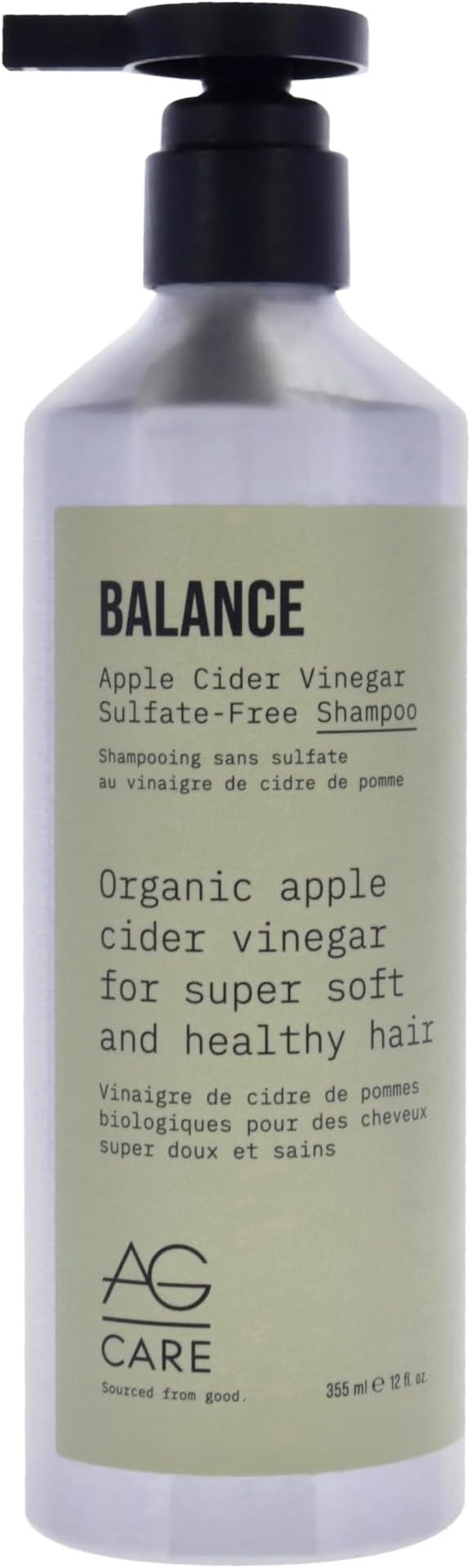 Hair Natural Balance Shampoo (or) Plant based essentials, Apple Cider Vinegar, Brown, 12 Fl Oz