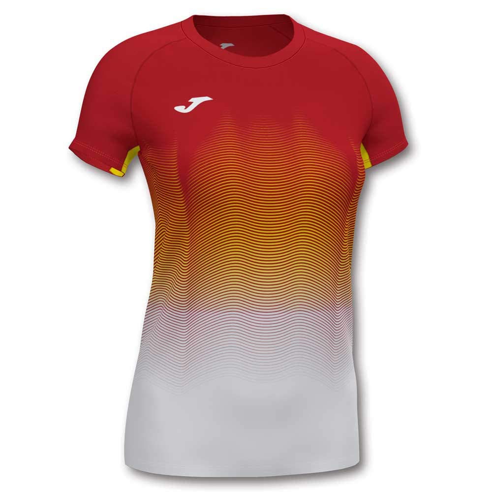 Joma Elite VII Women's Running T-Shirt, Red-White, S