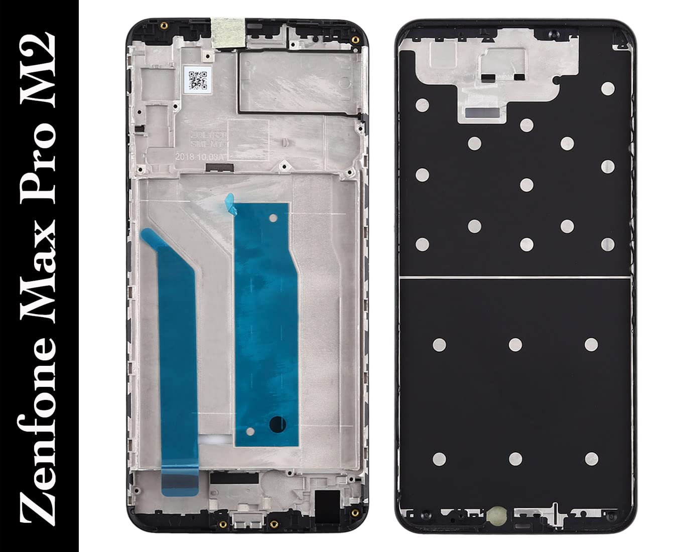 MAXOUT® Front Housing LCD Frame Bezel Plate for Asus Zenfone Max Pro (M2) ZB631KL - (Black) (B09V137GQC) Amazon Price History, Amazon Price Tracker
