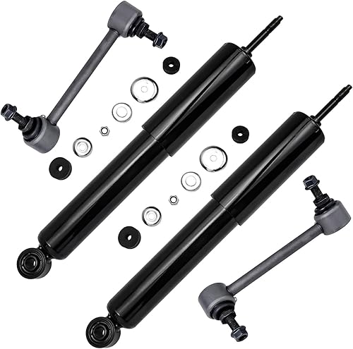 Miniatura 137 de Detroit Axle - Amortiguadores traseros para Chevrolet Equinox GMC Terrain Pontiac Torrent Saturn Vue Suzuki XL-7, 2 Amortiguadores traseros