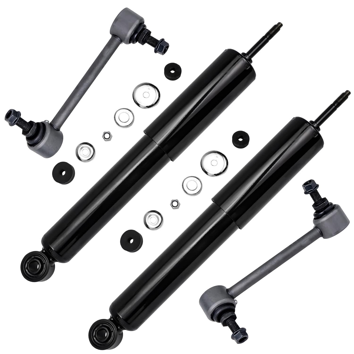 Detroit Axle - 4pc Front Shocks Kit for 2004-2012 Chevrolet Colorado