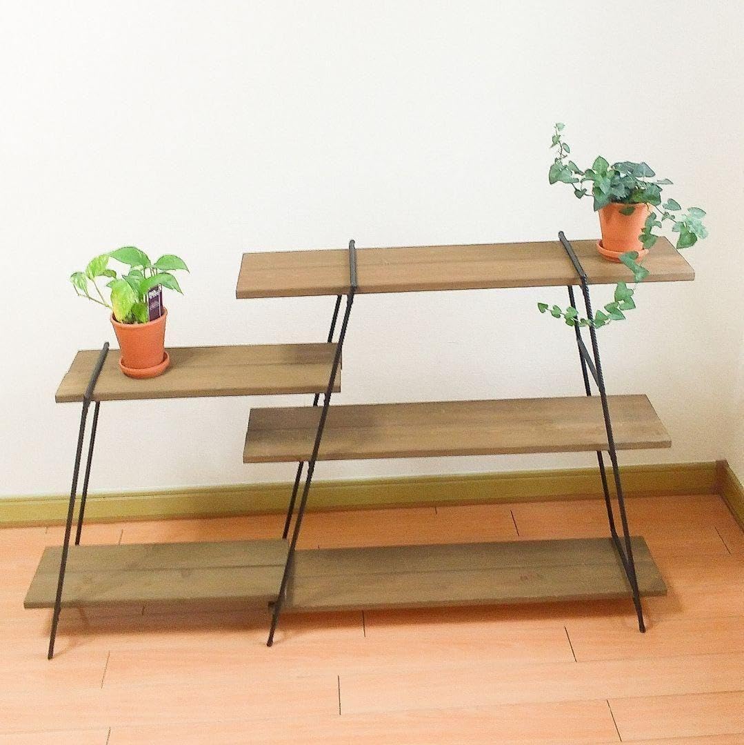 アイアンシェルフ 観葉植物ラック イベント 什器 多肉植物棚 キャンプ