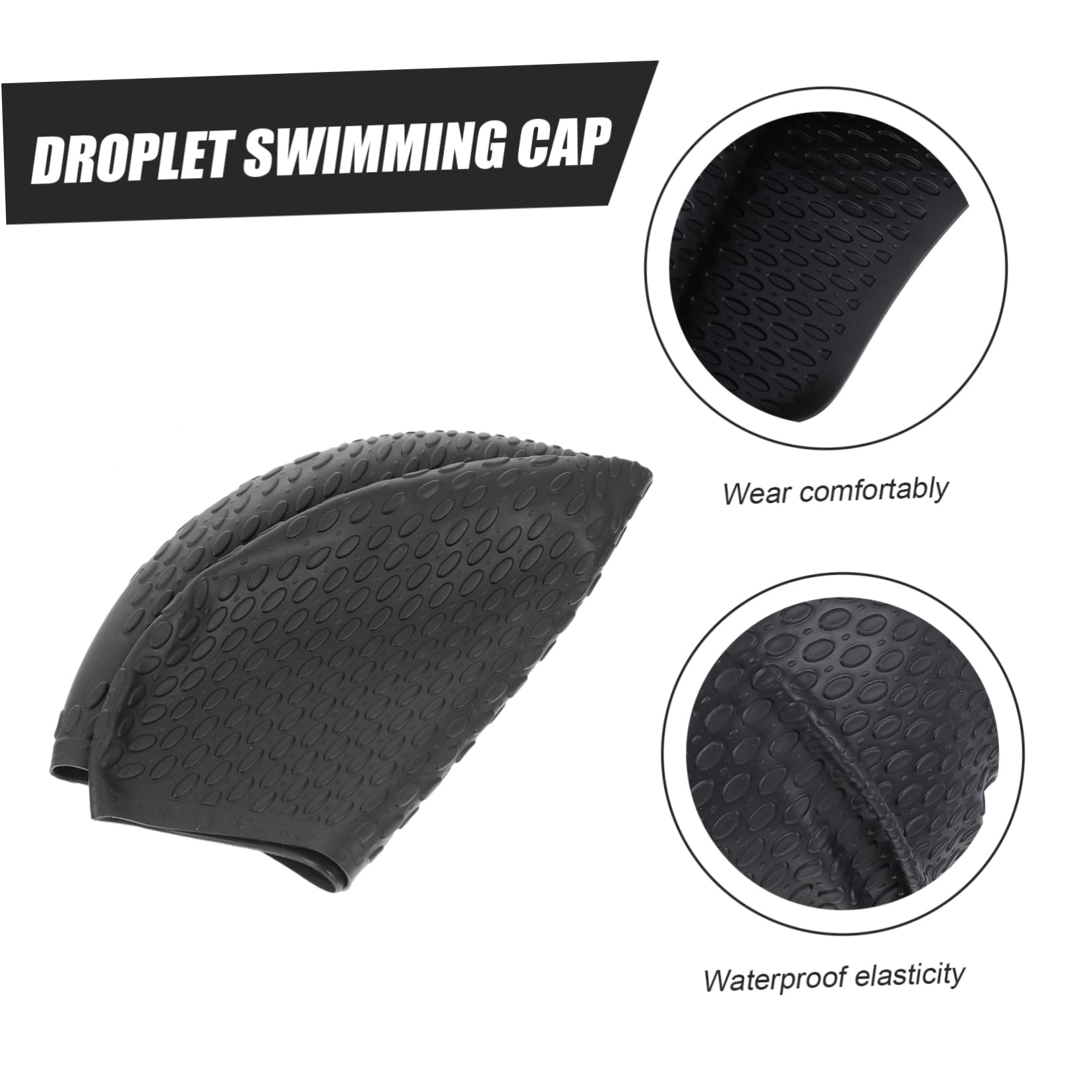 POPETPOP Bonnet De Bonnet De Bain Femme Bonnet De Bain De Mode Bonnet De Bain Adulte Bonnet De Bain Bonnet De Bain Flexible Bonnet De Bain Réutilisable Chapeau pour La Natation Filles