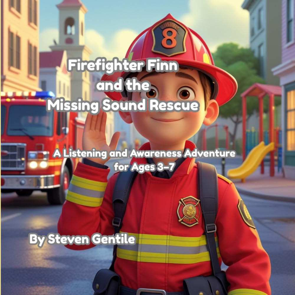 Firefighter Finn and the Missing Sound Rescue: A Smart Adventure About Listening, Awareness, and Staying Safe (Firefighter Finn: Fun & Adventures Stories)