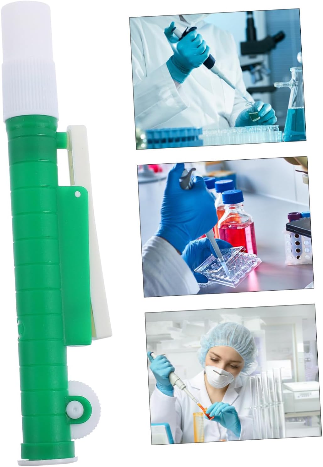Zerodeko 10ml Laboratory Liquid Extractor Tool Plastic Fluid Extractor for Experiments Compatible Laboratory Applications