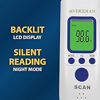 Vista 7 de Termómetro sin contacto Veridian Pantalla LCD 09-183 1 cada uno