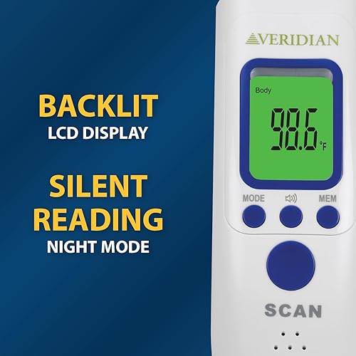 Miniatura 7 de Termómetro sin contacto Veridian Pantalla LCD 09-183 1 cada uno