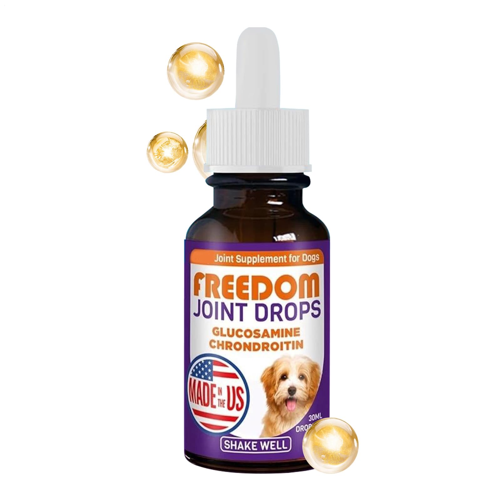 Cat Joint Support Drops | 30ml Compact Supplement,Cat Joint Health Relief Drops - for Medium Large Puppy Kitten Home Indoor Backyard Yard Garden Walking