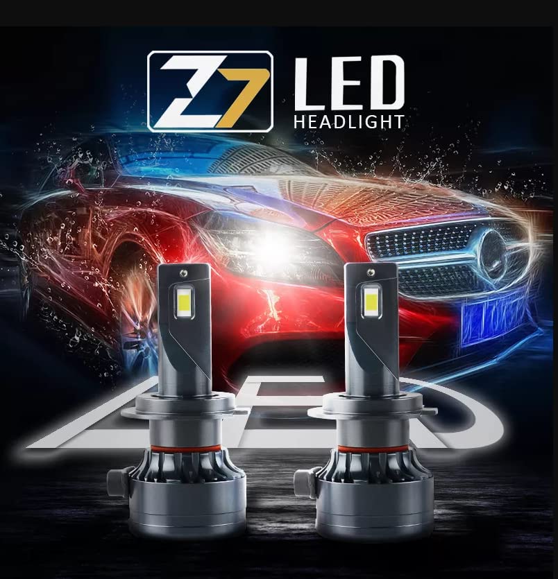 France-ledcar - Kit de bombilla LED H7 – 16000 LM LED 6500 K para faros delanteros – impermeable IP65 – Larga duración – Alta calidad – + 300% de brillo – Kit LED antierror para vehículo