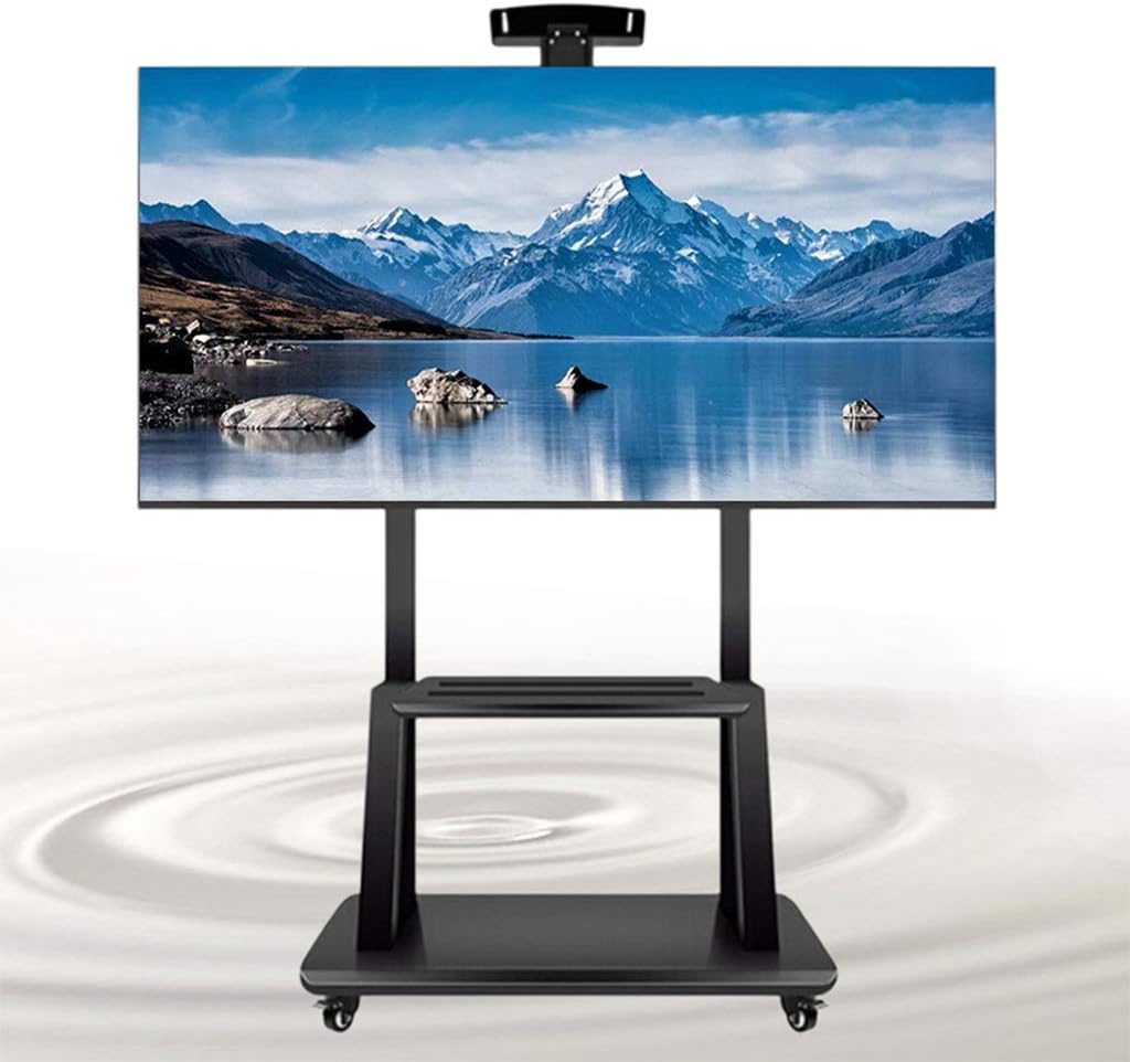 Tv Stand Mobile TV Cart with Tray for Most 3275 Inch