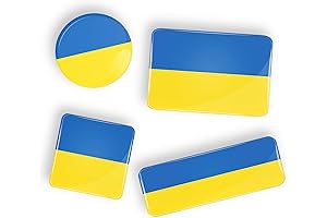 Ukraine Nationality Flag Lapel Pin