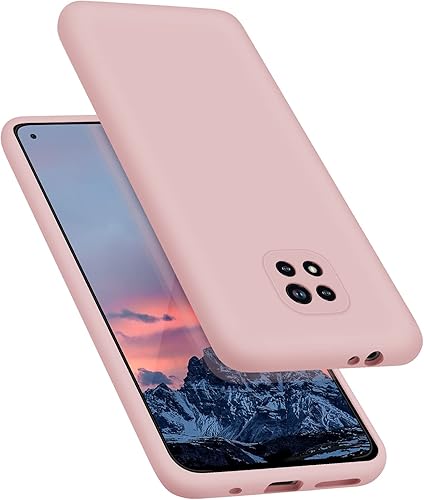 Miniatura 8 de E Segoi Moto G Power 2021 - Funda de goma de gel de silicona líquida a prueba de golpes, cojín de forro de tela de microfibra suave compatible con