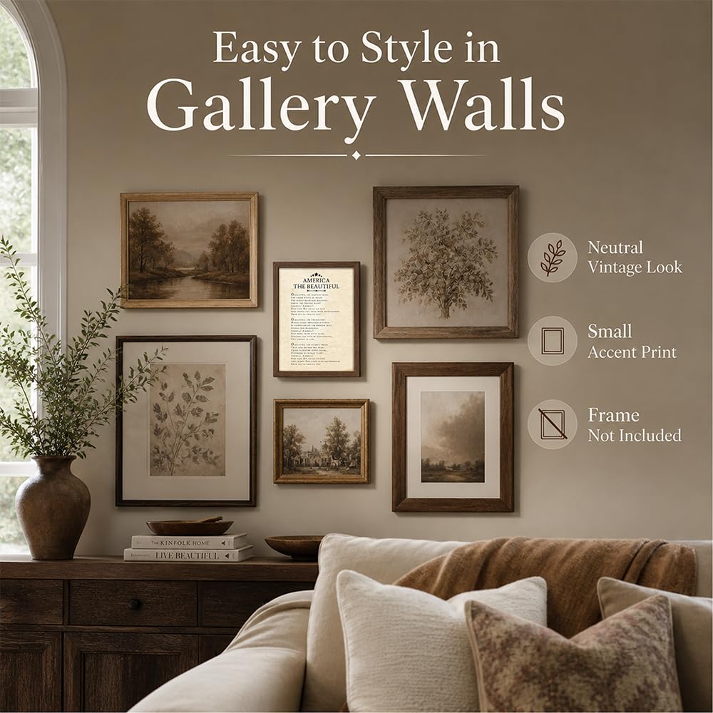 Amazon.com: America The Beautiful 11x14 Unframed Wall Art