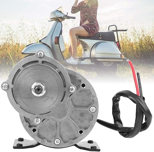 Miniatura 4 de Keenso 12 V 250 W Durable Buen Metal Geared Motor Polea de correa de cobre puro accesorio de motor eléctrico Accesorios de modificación de bicicleta