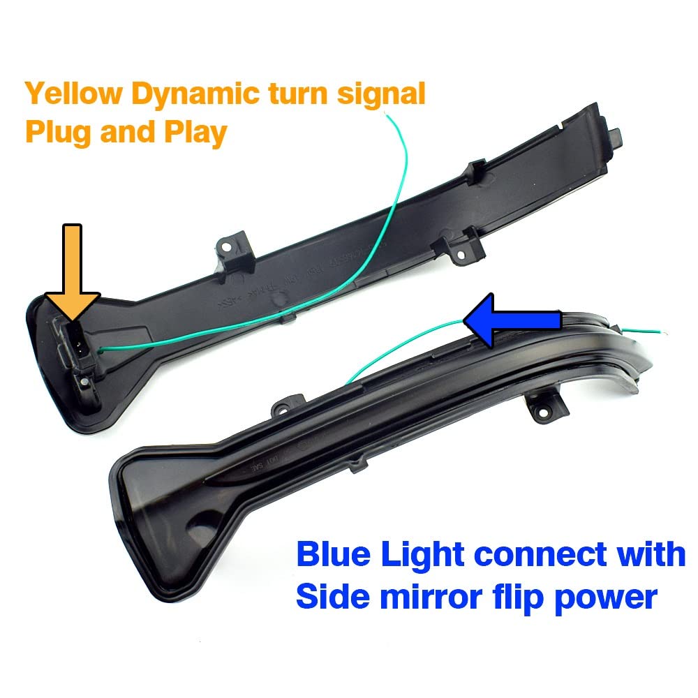 Generico Specchio Luci Per 5 Serie G30 G31 6 7 G32 G11 G12 M5 F90 Dinamico Indicatore Di Direzione Lampeggiante Sequenziale Specchio Laterale Della Lampada Trim
