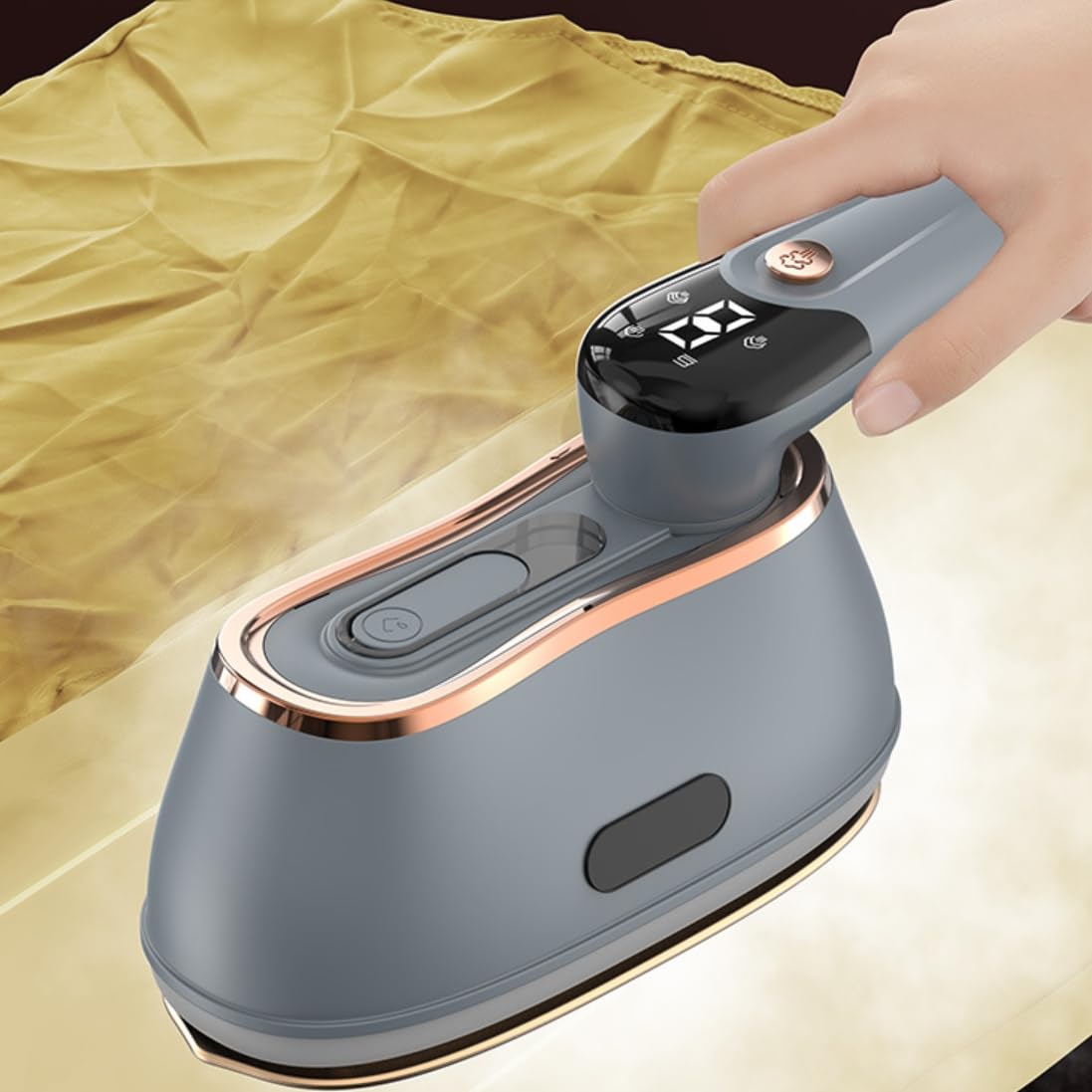 Mini 180 Rotating Steam Iron Handheld Wet And Dry Double Steam Generator Portable Garment Steamer Home Travelling Hanging Iron