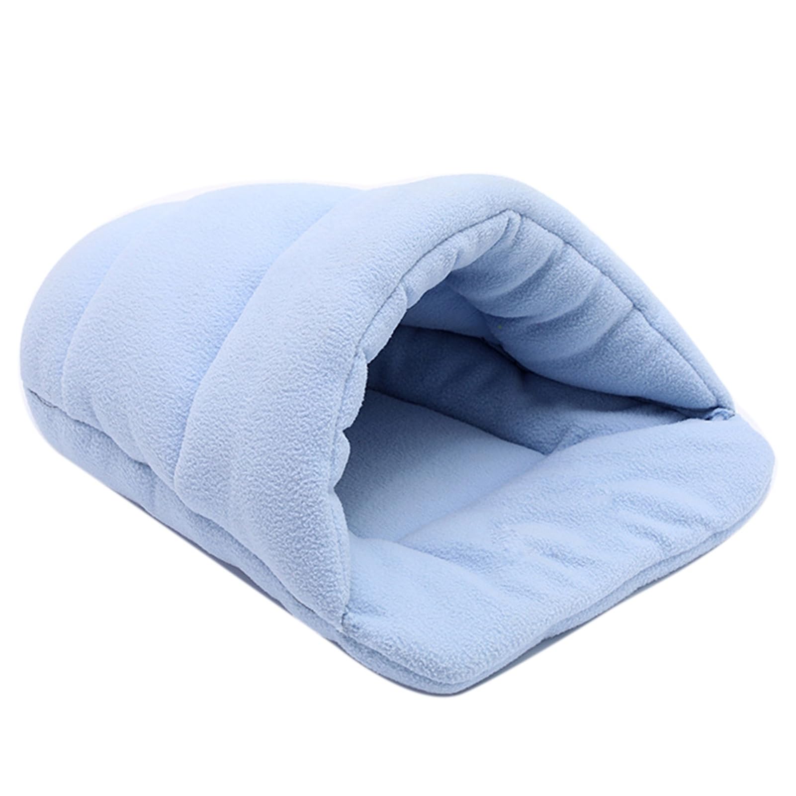 matumou Thick Fleece Warm Dog Cat Tent Cave Bed Slipper Shape Pet Sleeping