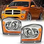 ACANII - For 2004-2005 Dodge Durango Replacement Headlights 04 05 Front Head Lamps Driver + Passenger Side