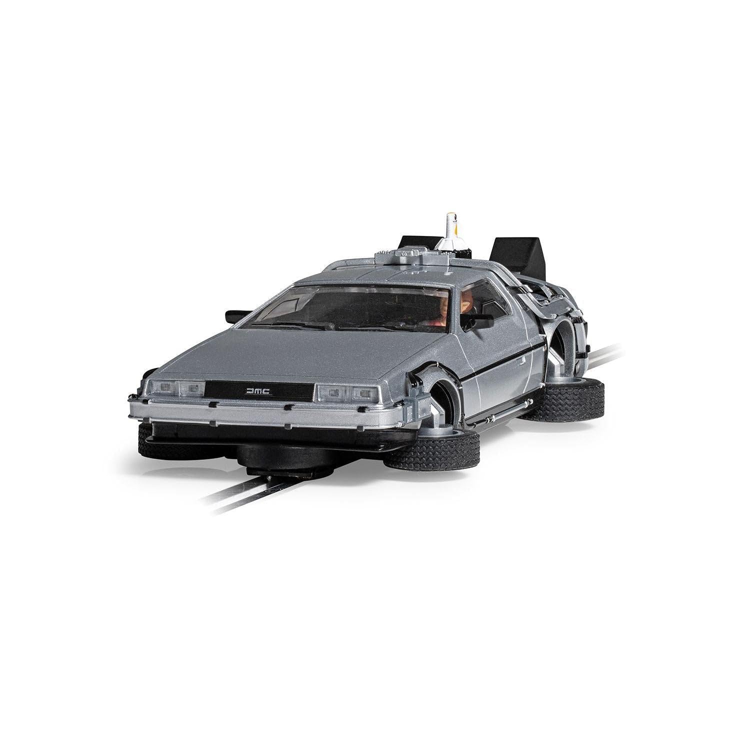 Scalextric C4541 Powrót do Przyszłości 2, Latające Samochody Wehikuł Czasu, Uliczne i Rajdowe dla Dzieci w Wieku + 3 Lata