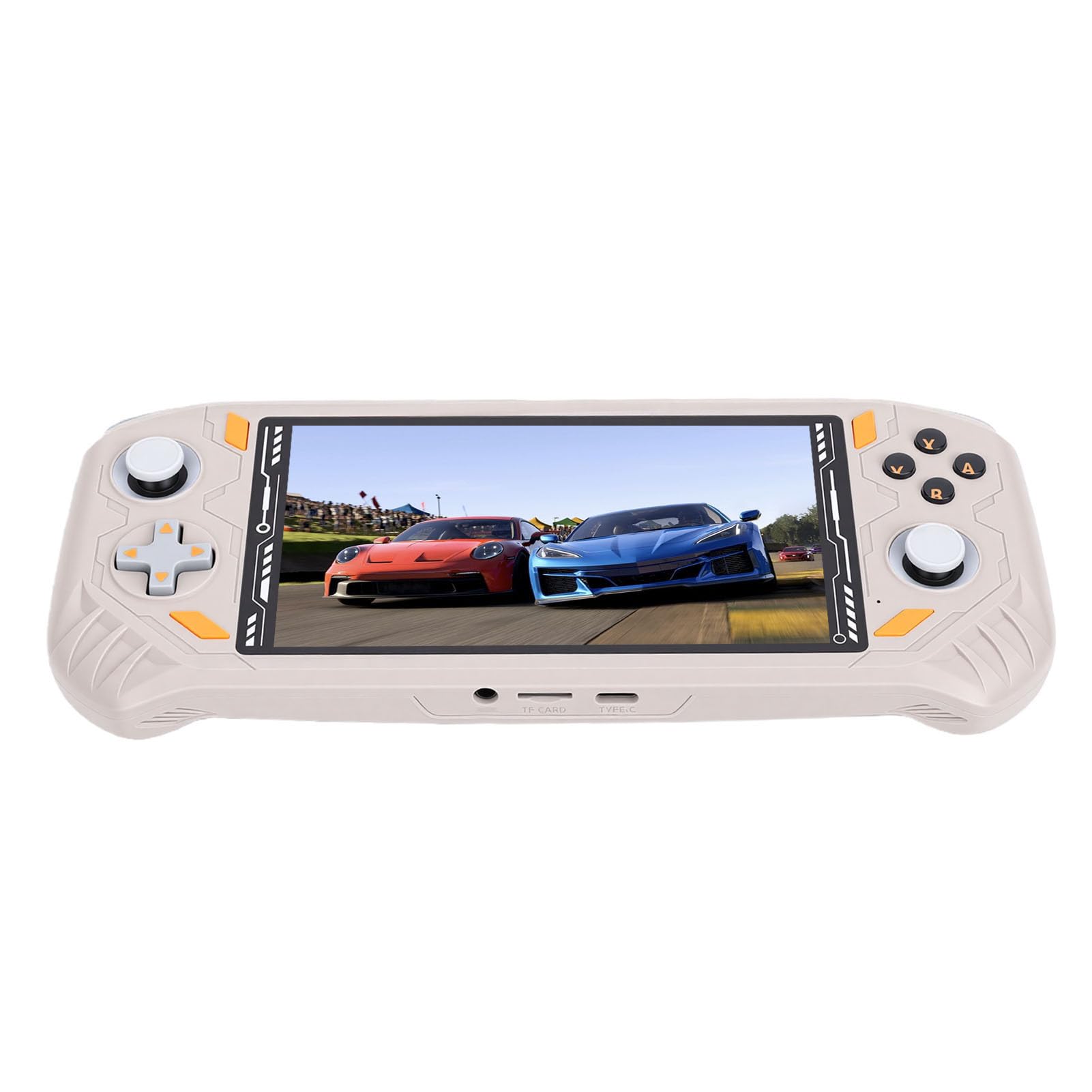 Console di Gioco Portatile Potente Lettore Ricaricabile con Schermo da 5,5 Pollici per gli Appassionati di Giochi Design Portatile (Beige)