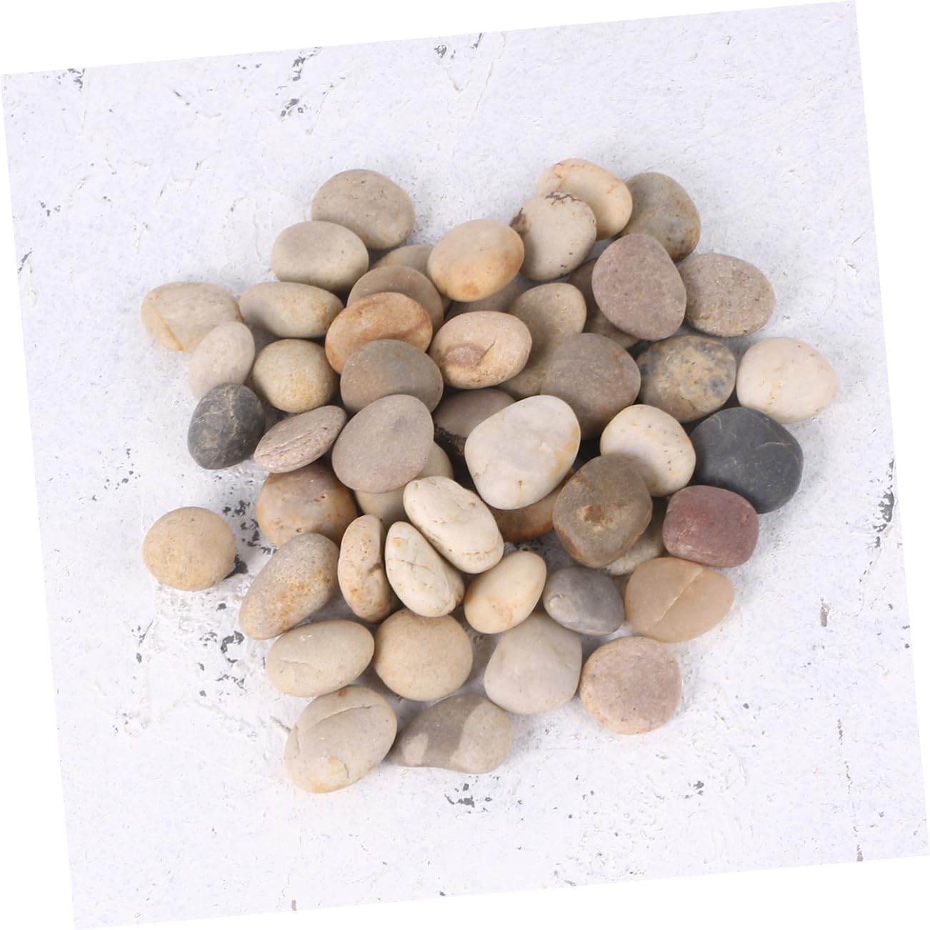 BESPORTBLE 50pcs Hand-Painted Cartoon Stones for DIY Art Projects Smooth Pebbles Mixed Colors Boy Girl Creative Activities Painting Crafts and Garden Decor
