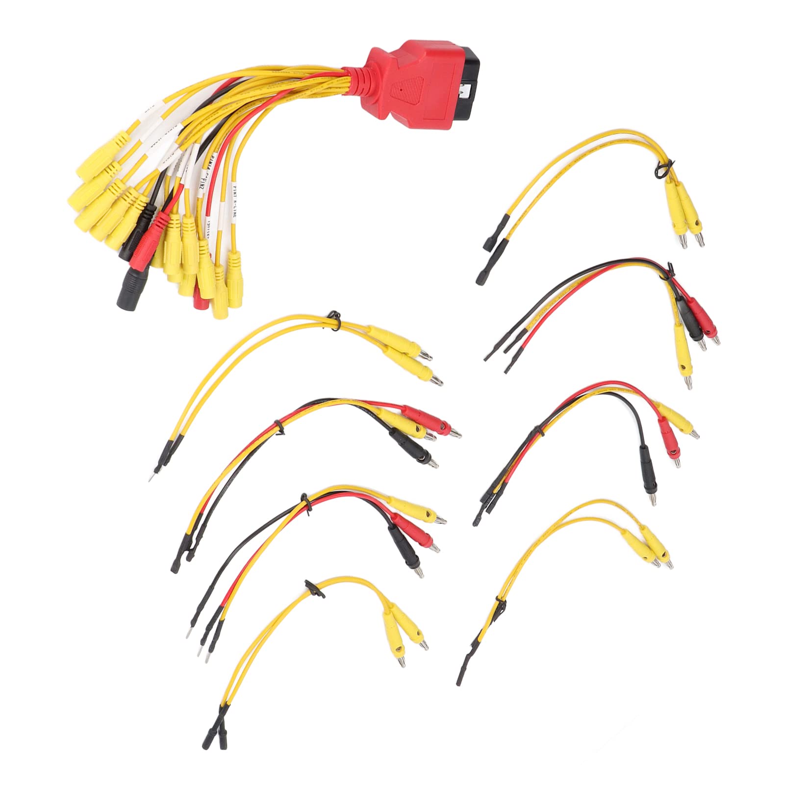 Adaptateur de câble de Diagnostic de connecteur mâle OBD2, avec 20 câbles d'extension, Kit d'outils de Diagnostic Universel pour Voiture