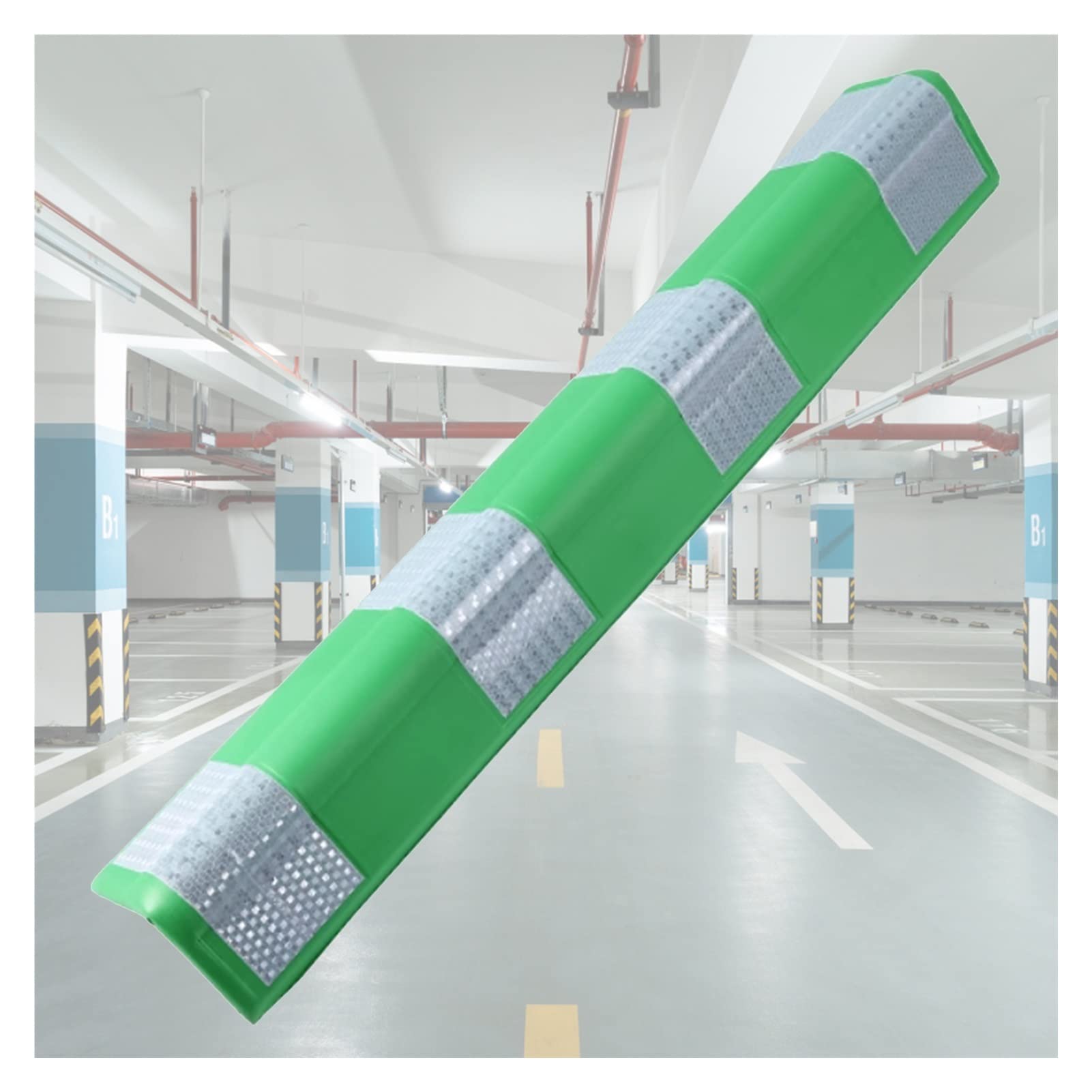 Protections d'angle réfléchissantes pour Parking – Protections de Pare-Chocs Anti-Rayures de 0,6 cm d'épaisseur – Solution écologique pour la sécurité de Votre Parking – Lot de 4